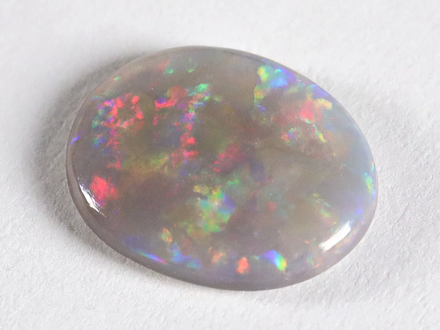 Solid Dark Crystal Opal - 0.9 cts - Coober Pedy Australia