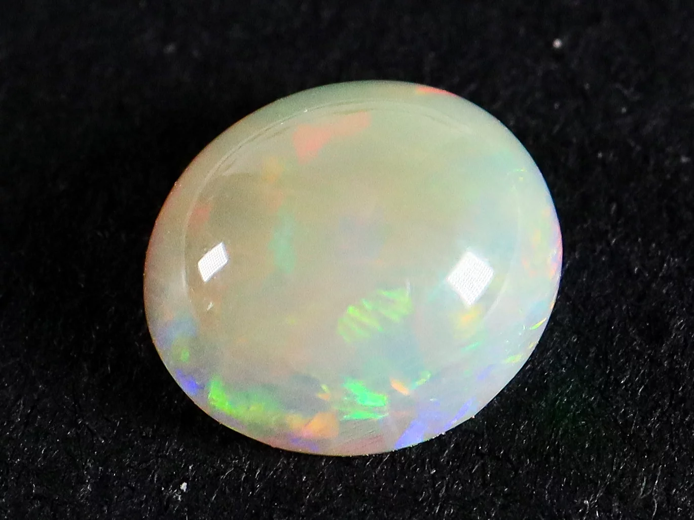 Solid Dark Crystal Opal - 0.8 cts - Coober Pedy Australia - Image 6