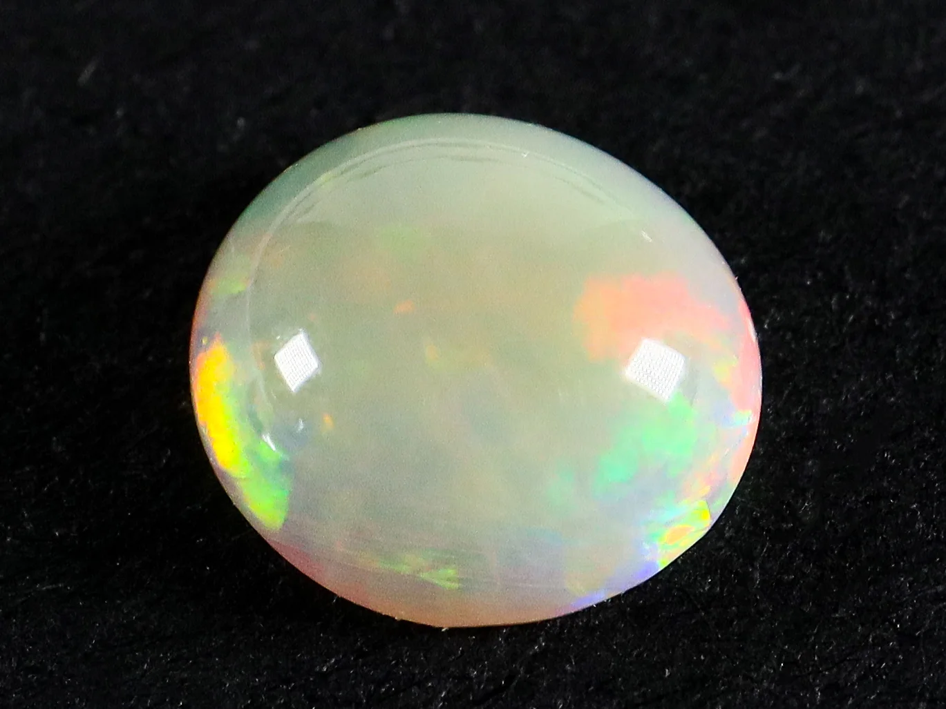 Solid Dark Crystal Opal - 0.8 cts - Coober Pedy Australia - Image 5