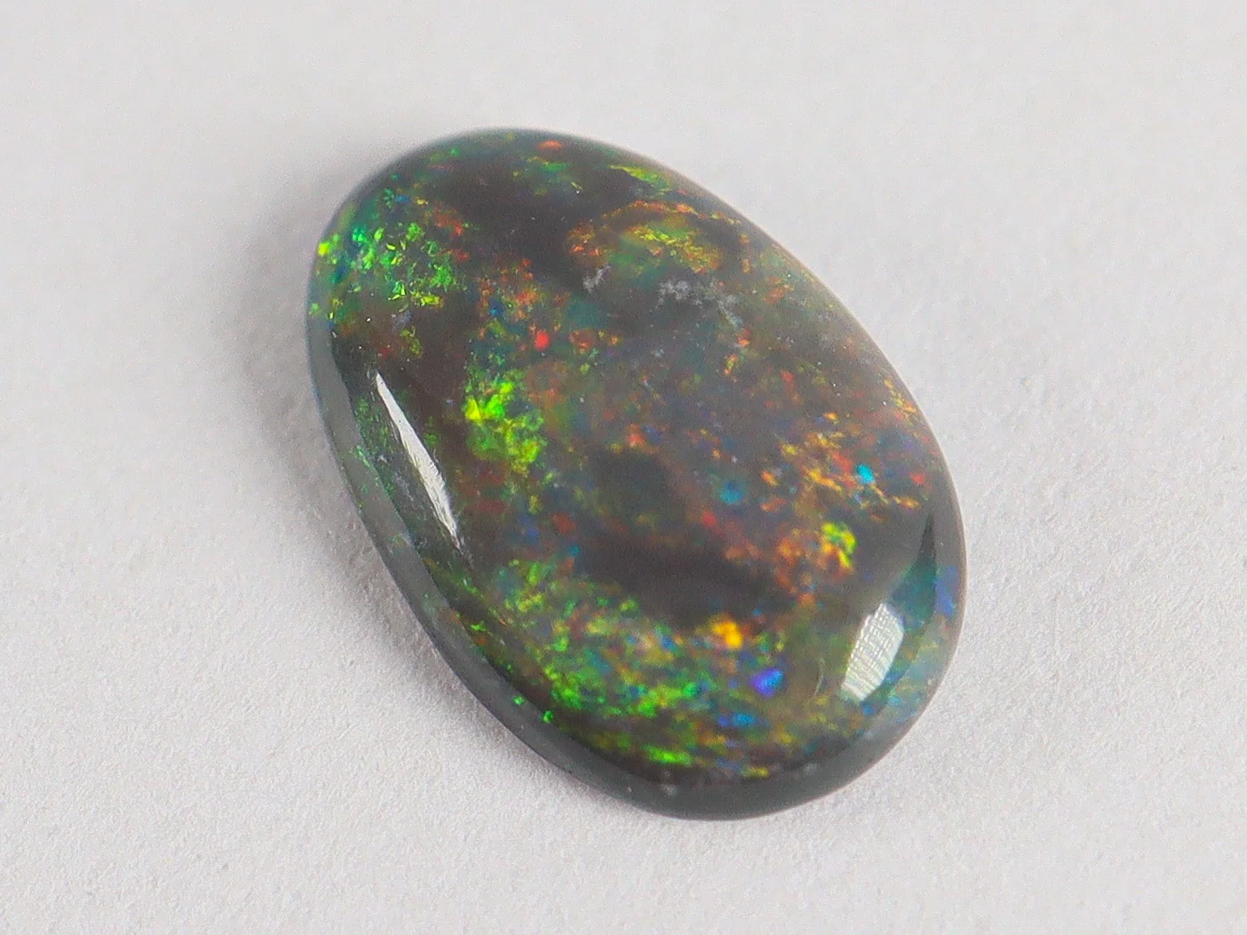 Solid Black Opal - 0.4 cts - Lightning Ridge Australia - Image 6