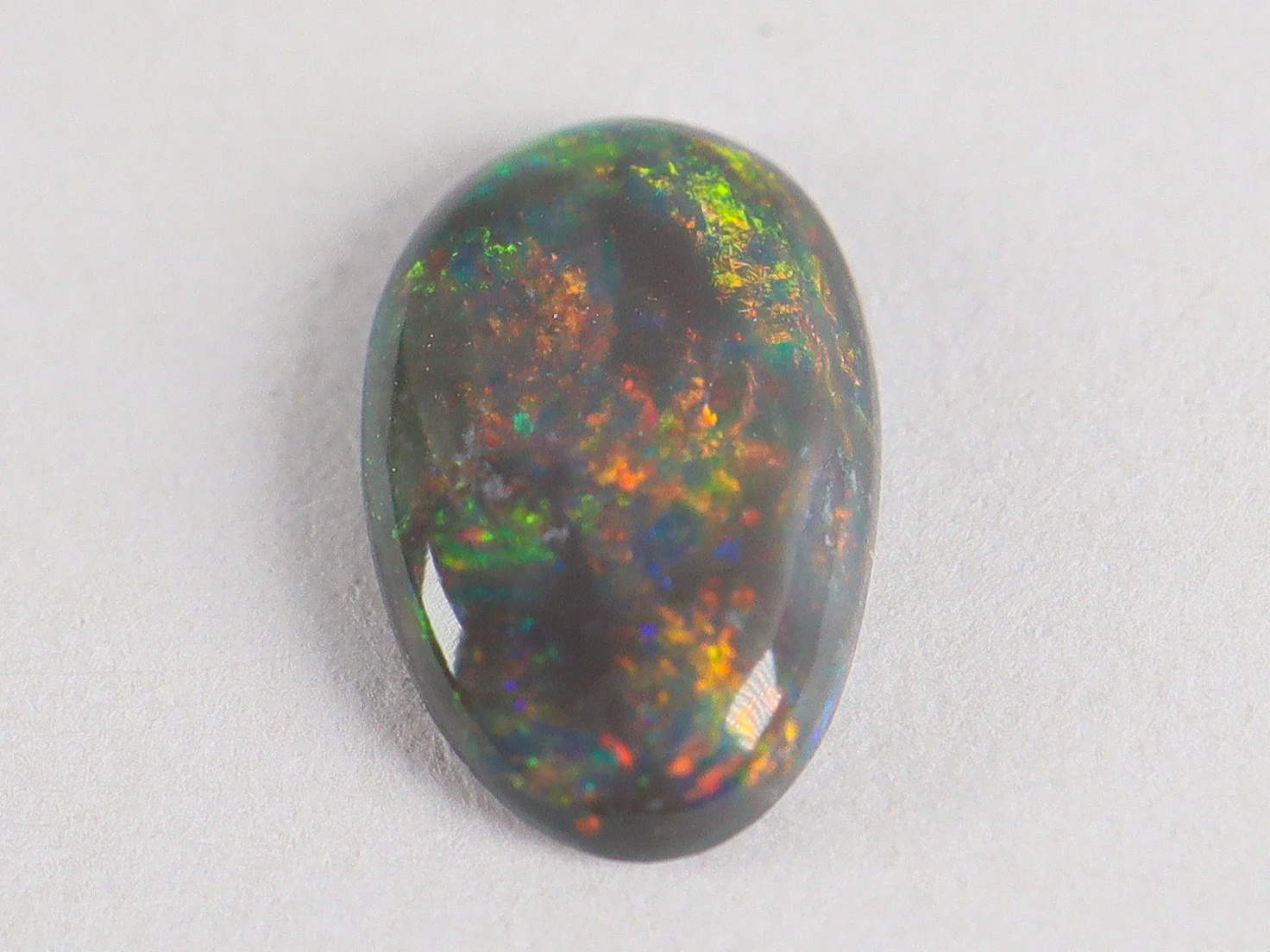 Solid Black Opal - 0.4 cts - Lightning Ridge Australia - Image 8