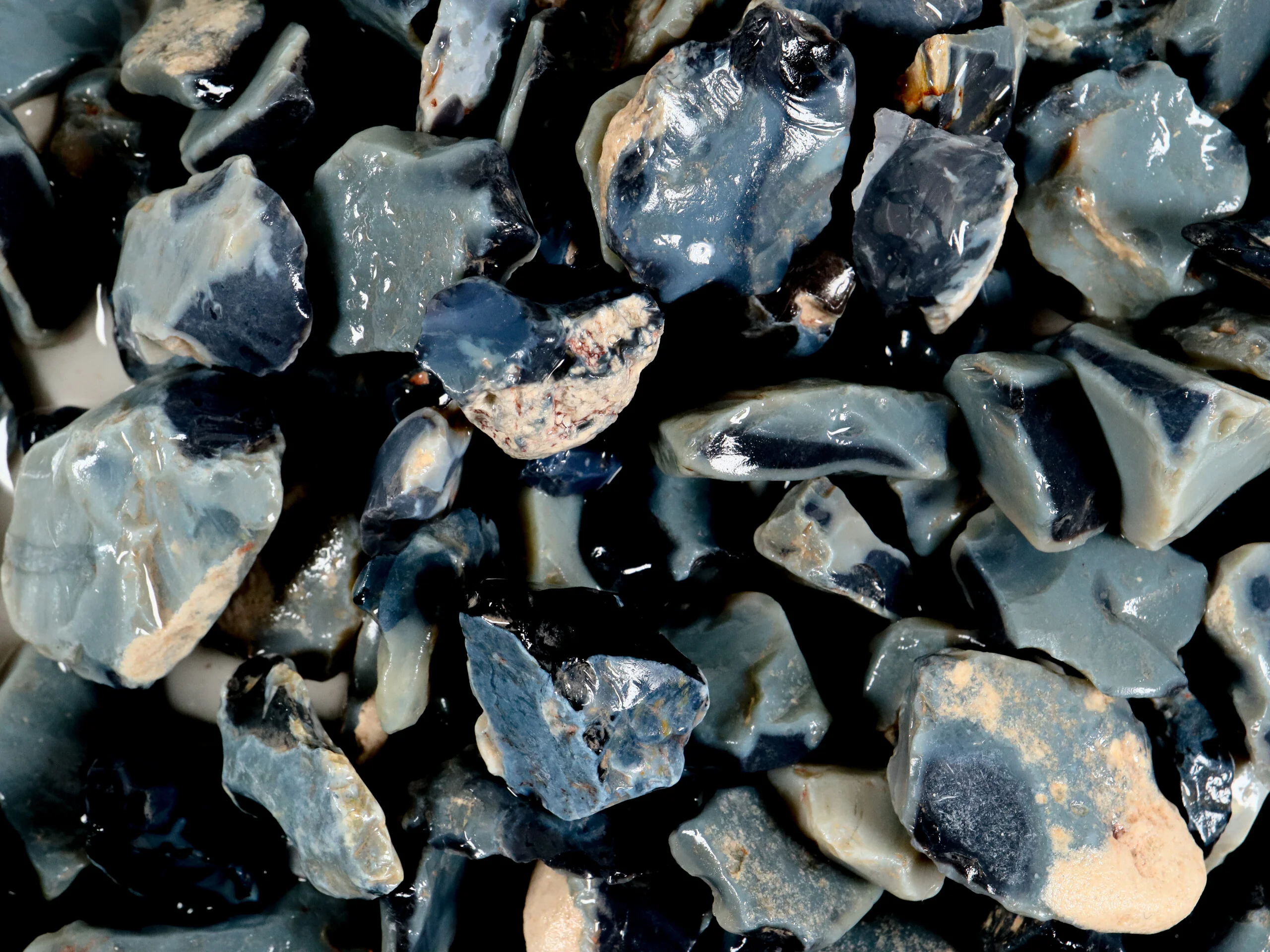 Black Potch Opal for Doublet Backing - Lightning Ridge Australia - Image 2