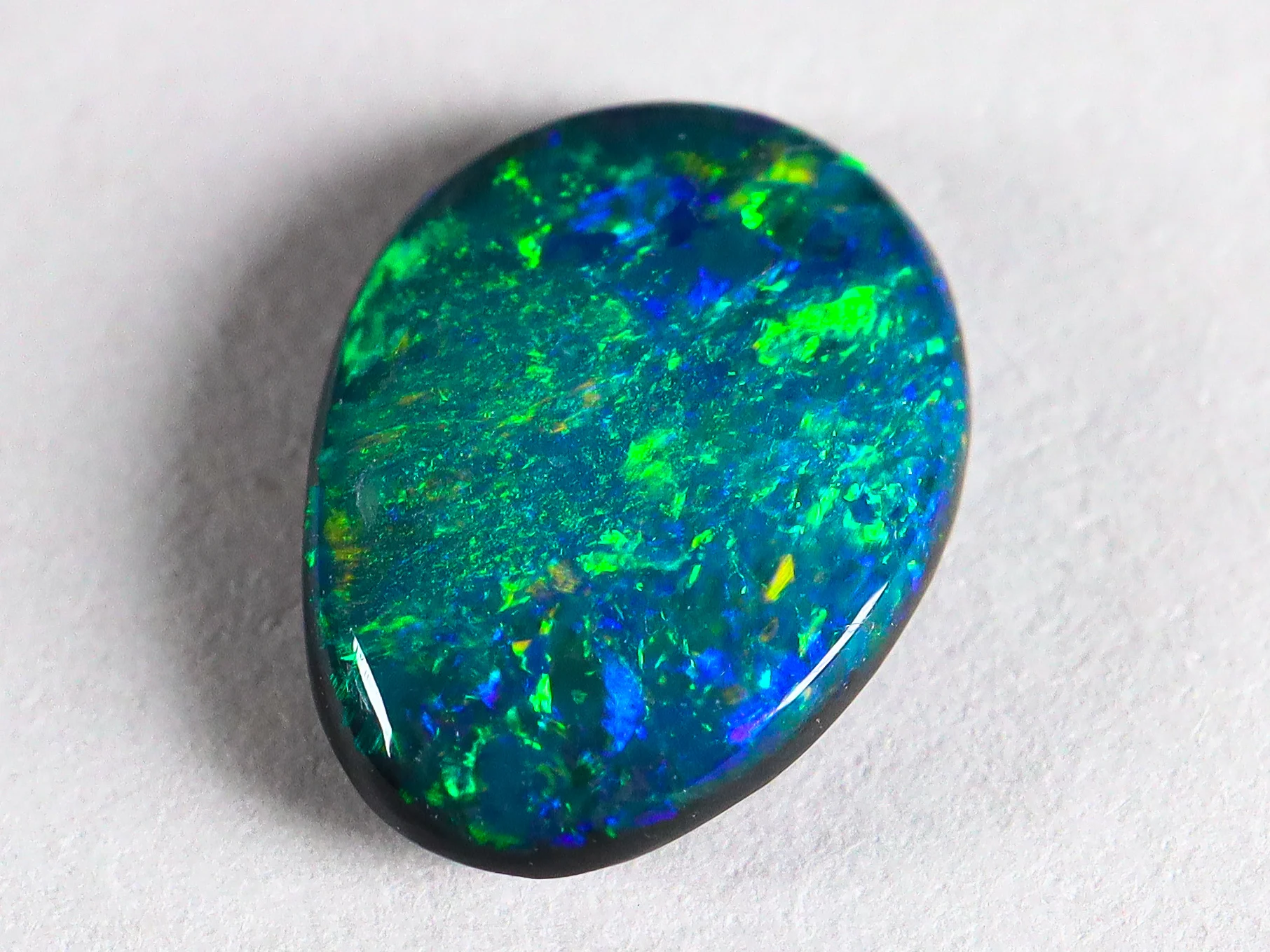 Natural Black Opal - 0.55 cts - Lightning Ridge Australia - Image 4