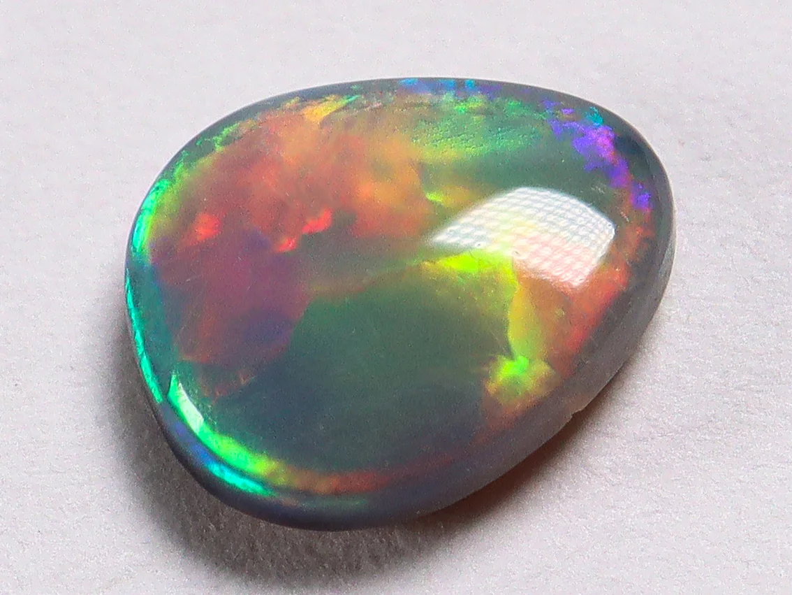 Natural Black Opal - 0.49 cts - Lightning Ridge Australia - Image 6