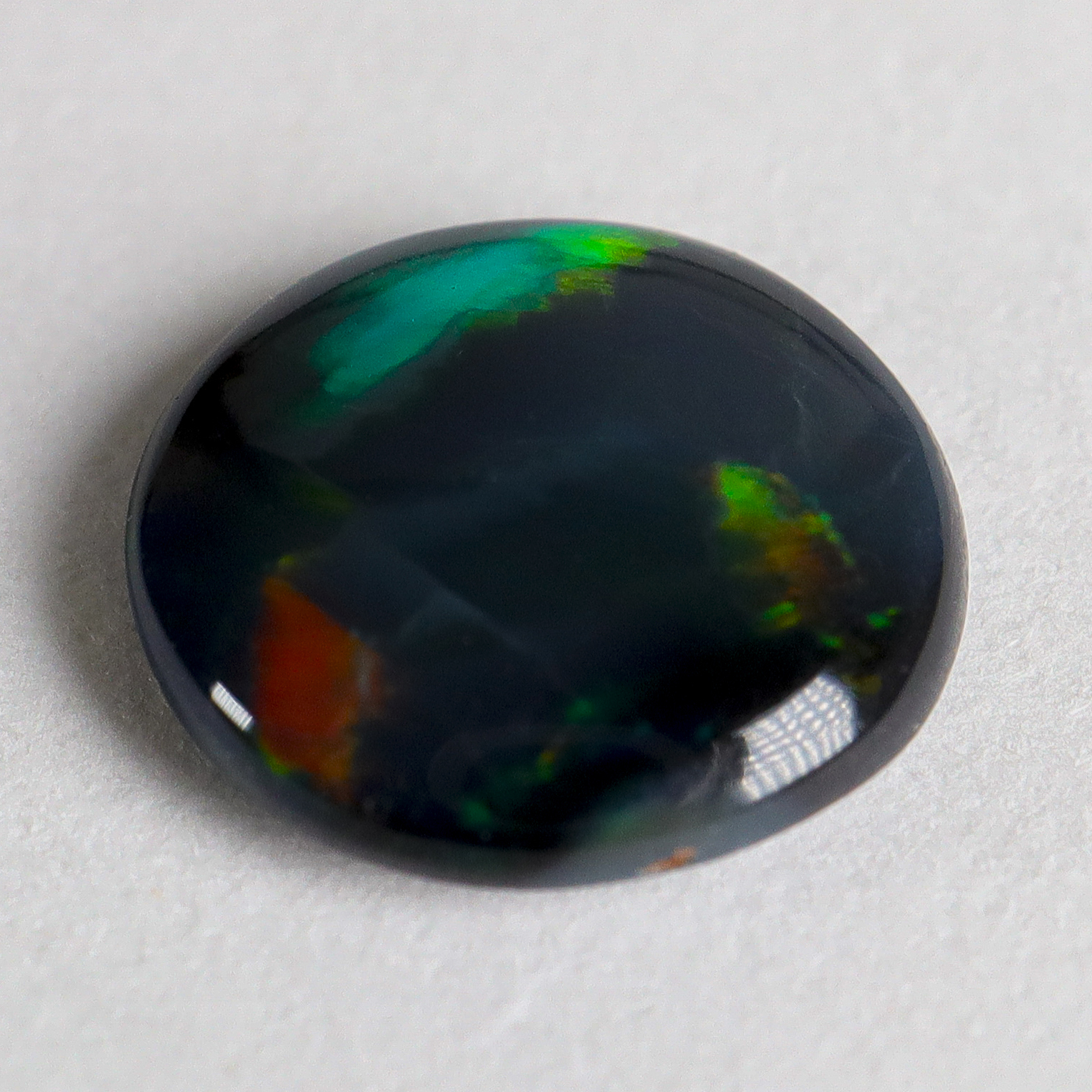 Lightning Ridge Australia - Natural Black Opal - 0.65 cts - Image 8