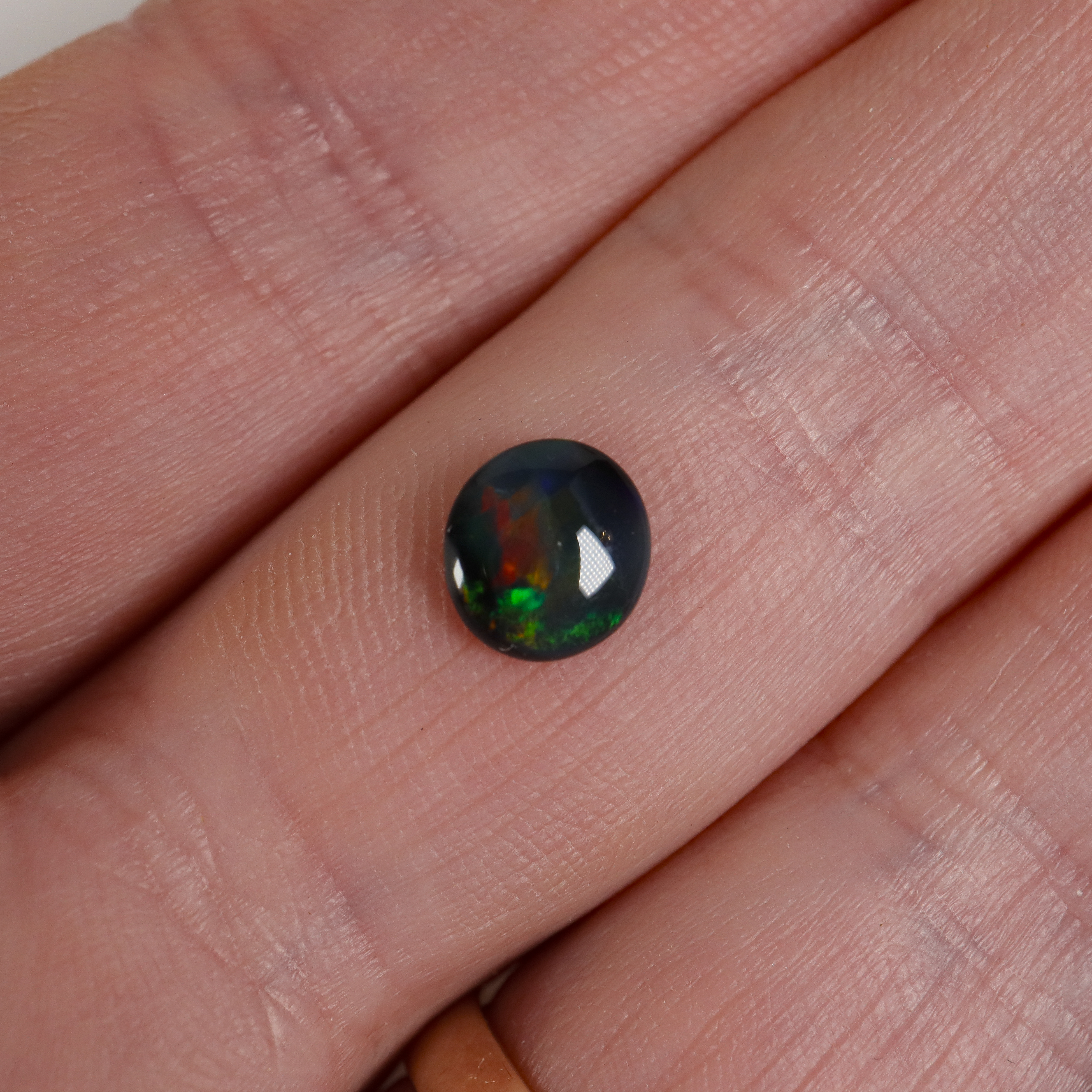 Lightning Ridge Australia - Natural Black Opal - 0.65 cts - Image 9