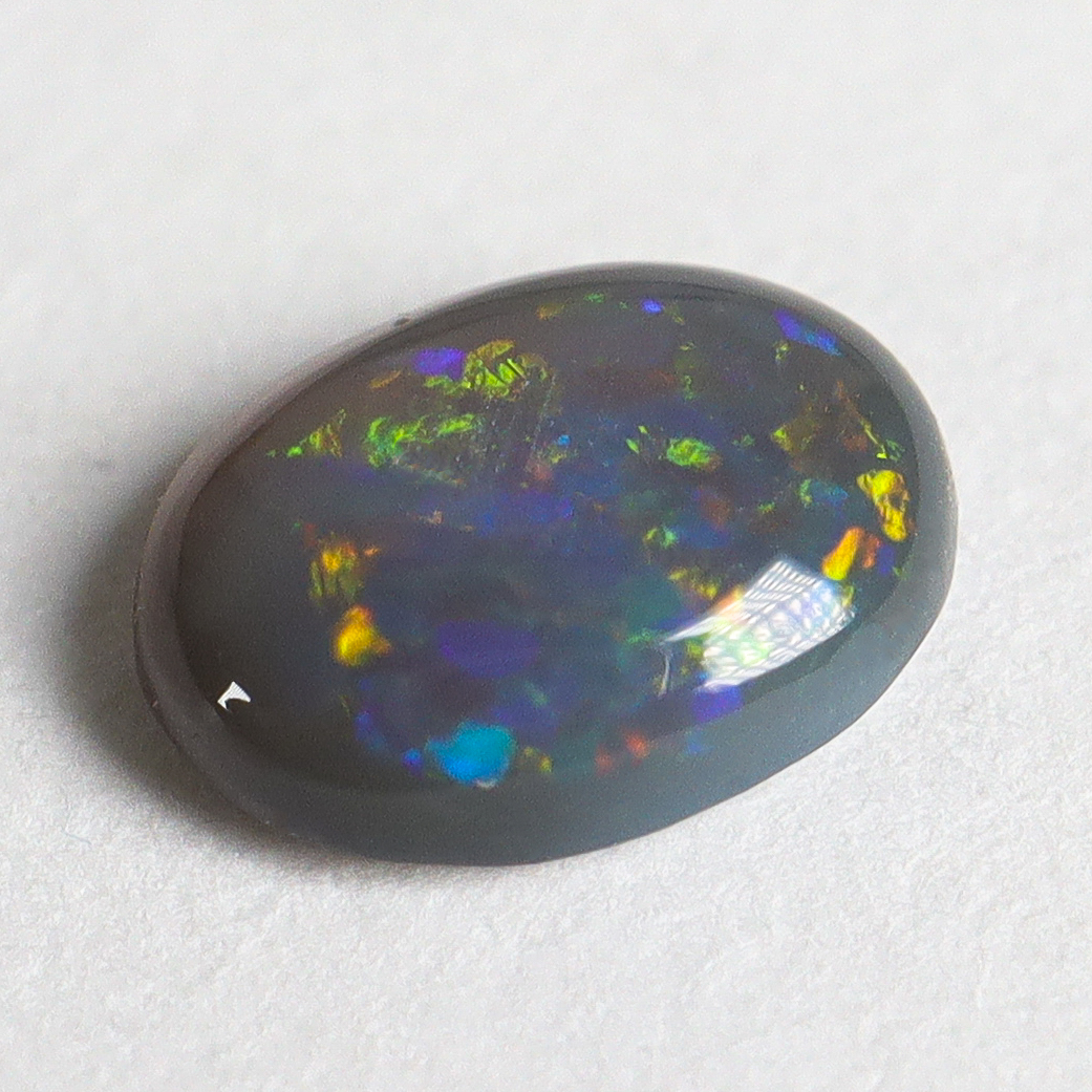 Natural Black Opal - Lightning Ridge Australia - 0.2 cts - Image 4