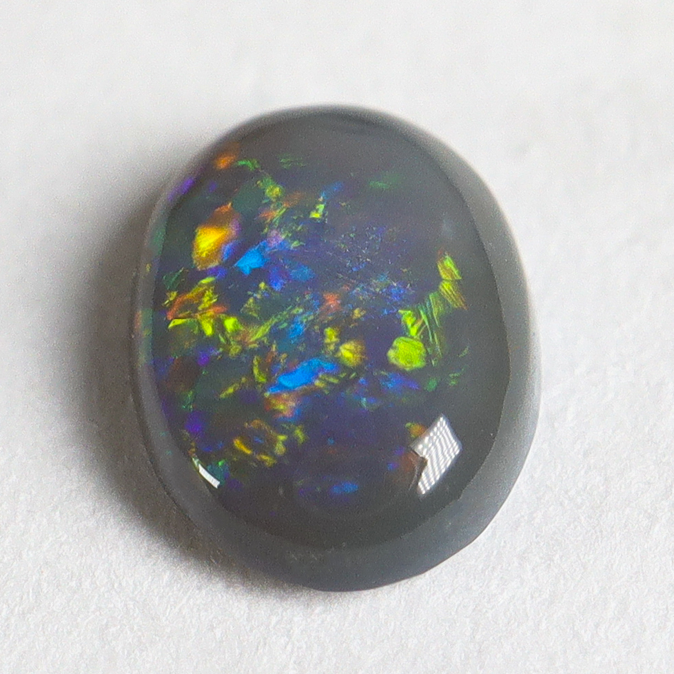 Natural Black Opal - Lightning Ridge Australia - 0.2 cts - Image 3