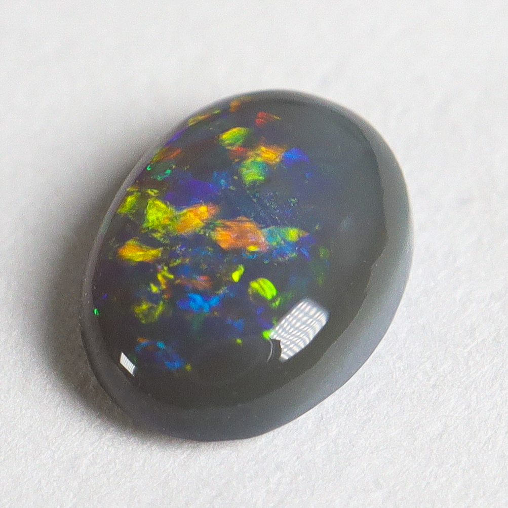 Natural Black Opal - Lightning Ridge Australia - 0.2 cts - Image 2