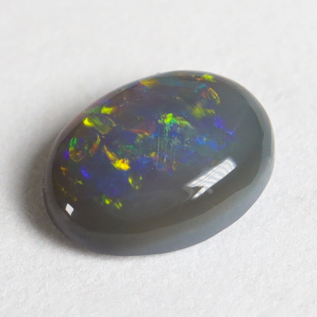 Natural Black Opal - Lightning Ridge Australia - 0.2 cts - Image 8