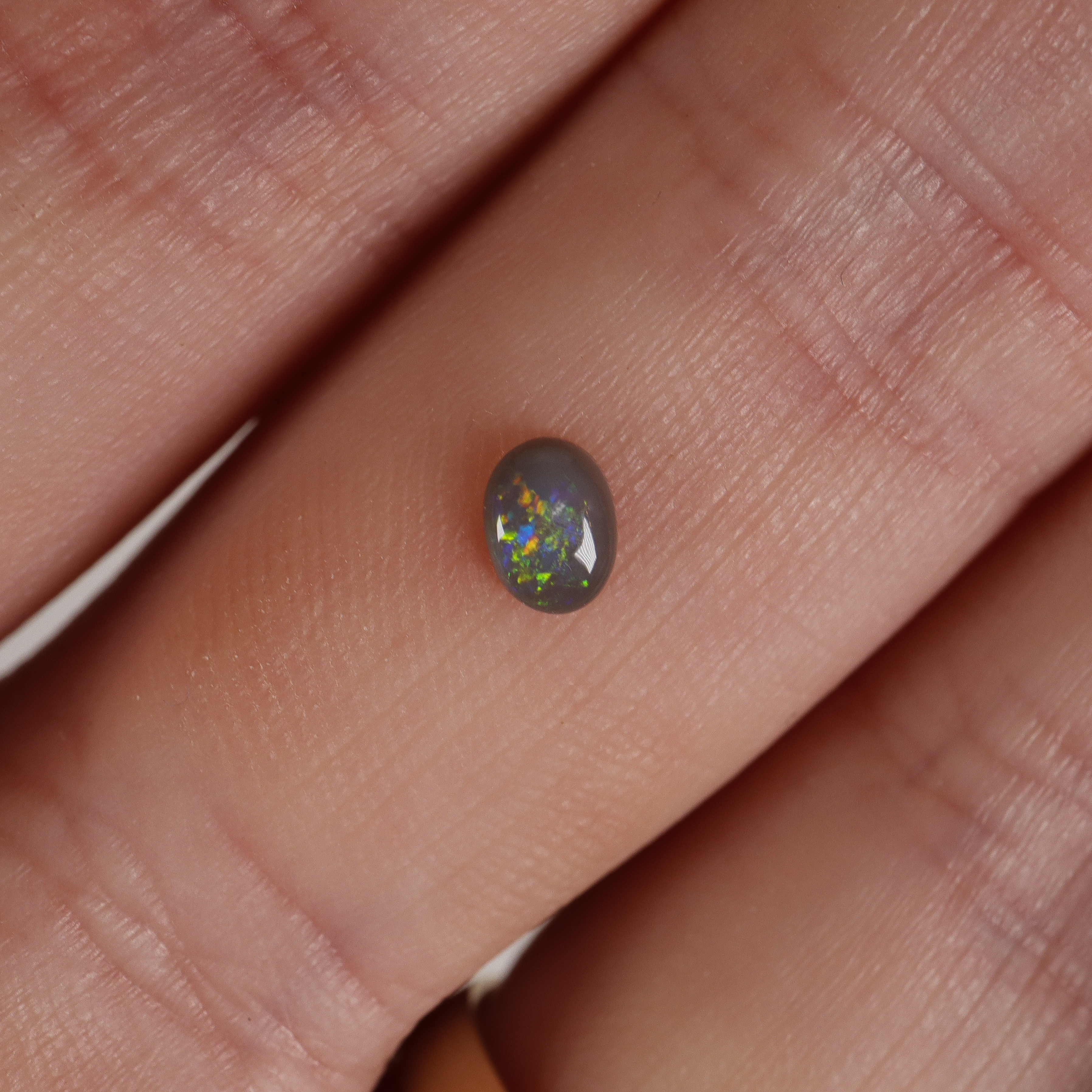 Natural Black Opal - Lightning Ridge Australia - 0.2 cts - Image 9