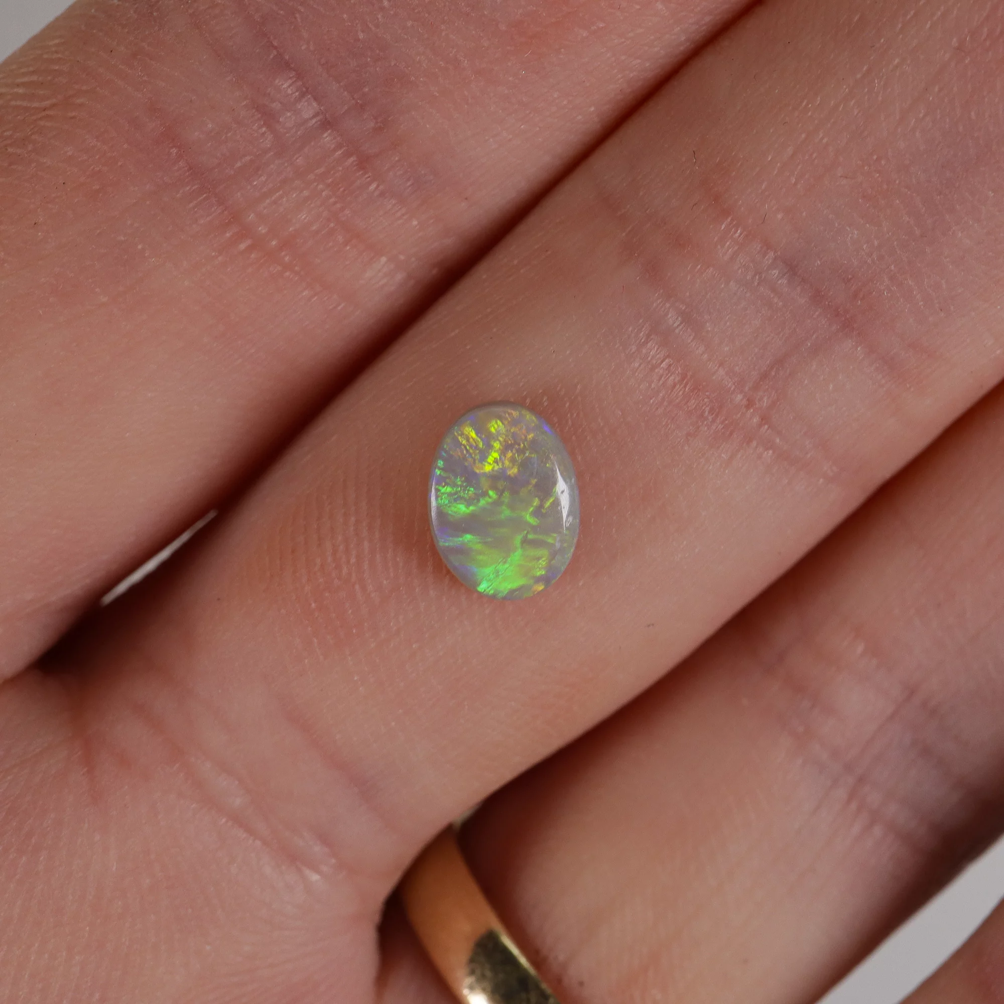 Natural Dark Opal - Lightning Ridge Australia - 0.76 cts - Image 9